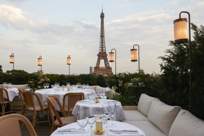 Belle terrasse Girafe Paris