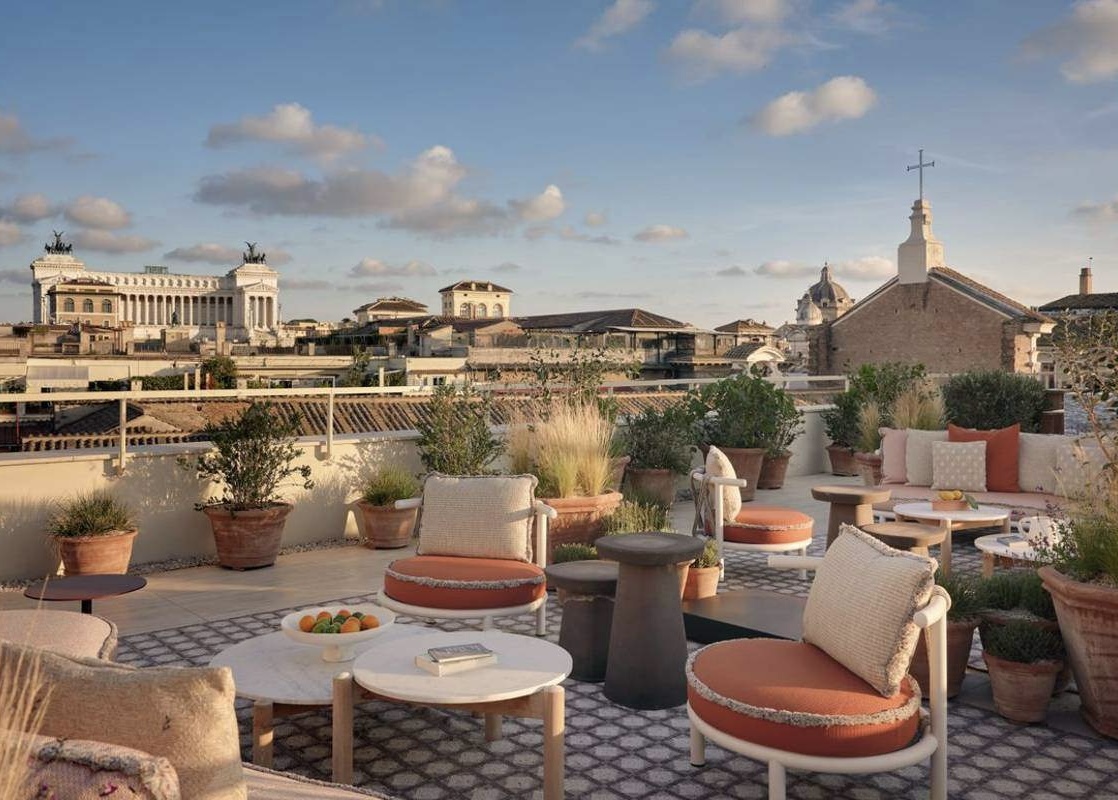 Six Senses Rome rooftop