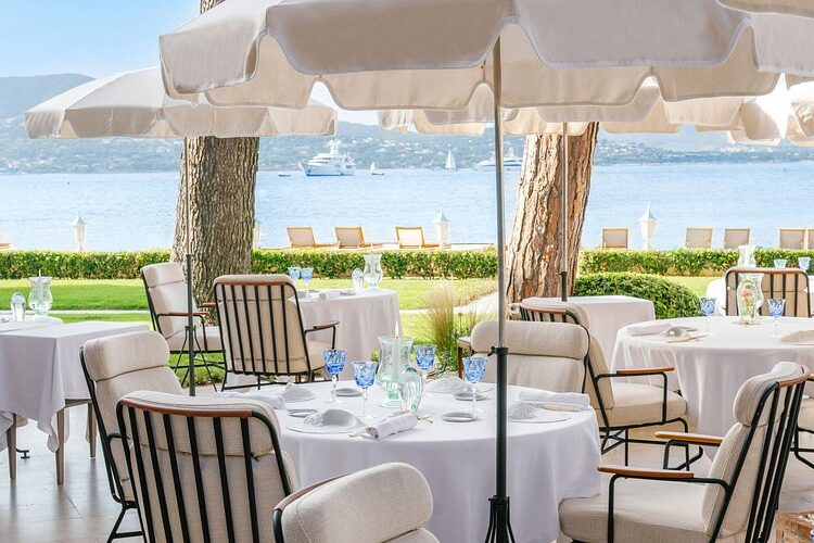 La Vague d'Or Cheval Blanc Saint Tropez Terrasse