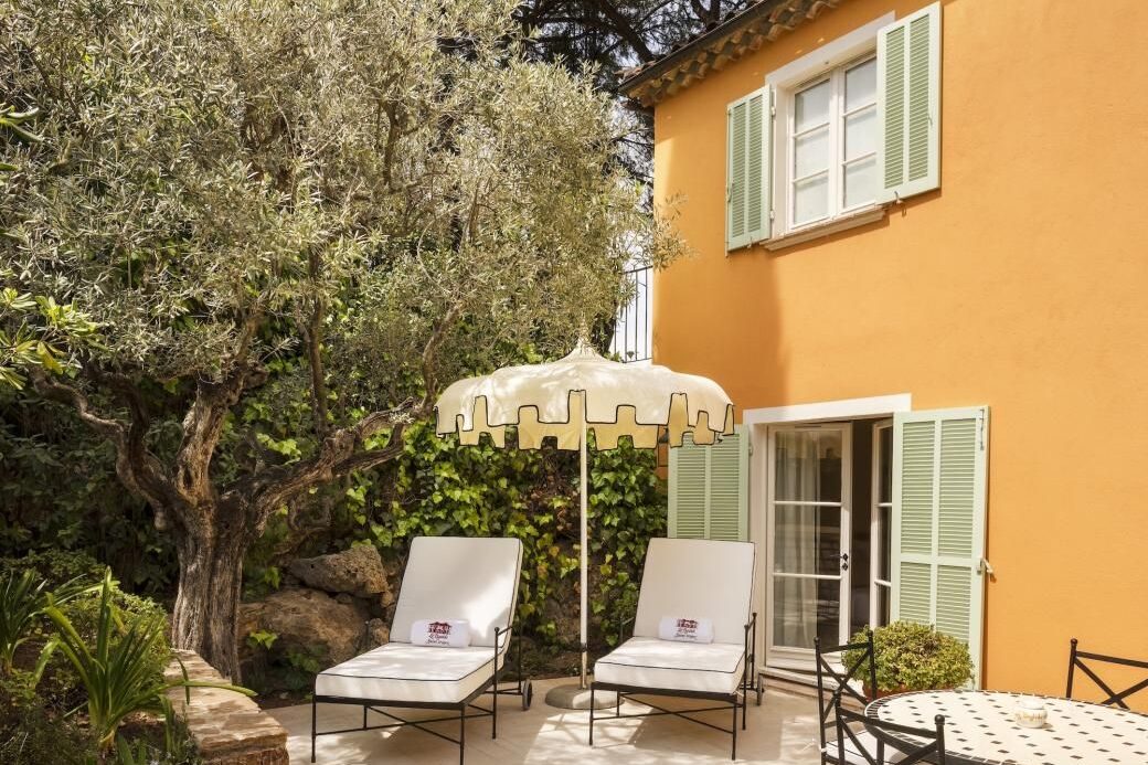 La Bastide de Saint Tropez chambre terrasse