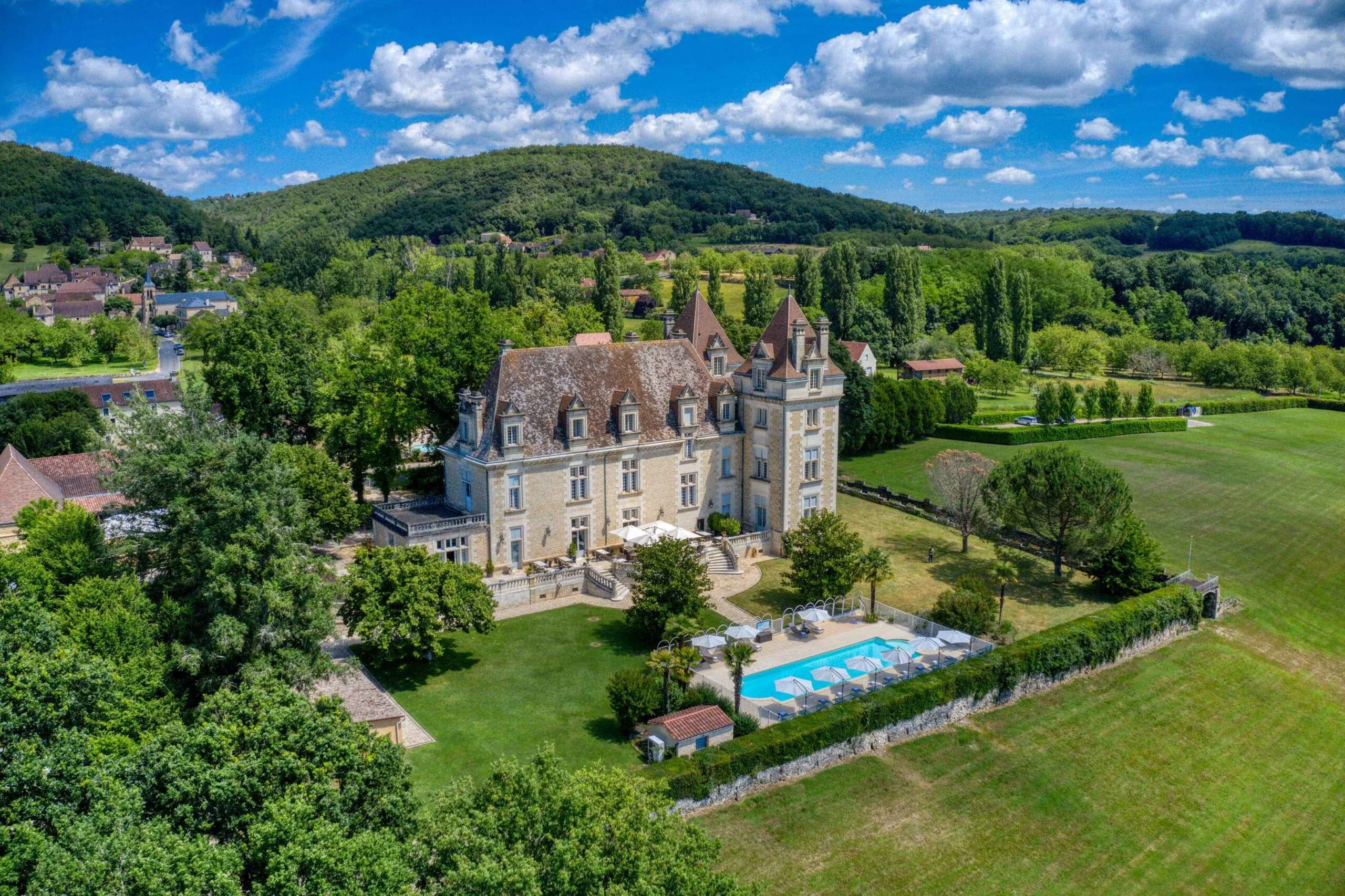 hôtel Domaine de Monrecour Dordogne espace extérieur