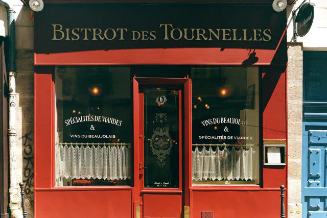 Bistrot des Tournelles Paris devanture 